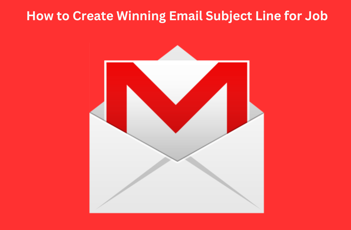 Created Email subject Line for Job